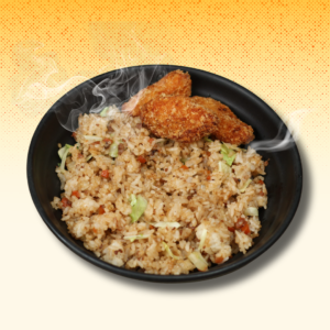 BMC 24 Chicken chao rice with fish fillet